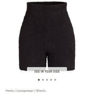 Skims loungewear cozy collection short!
